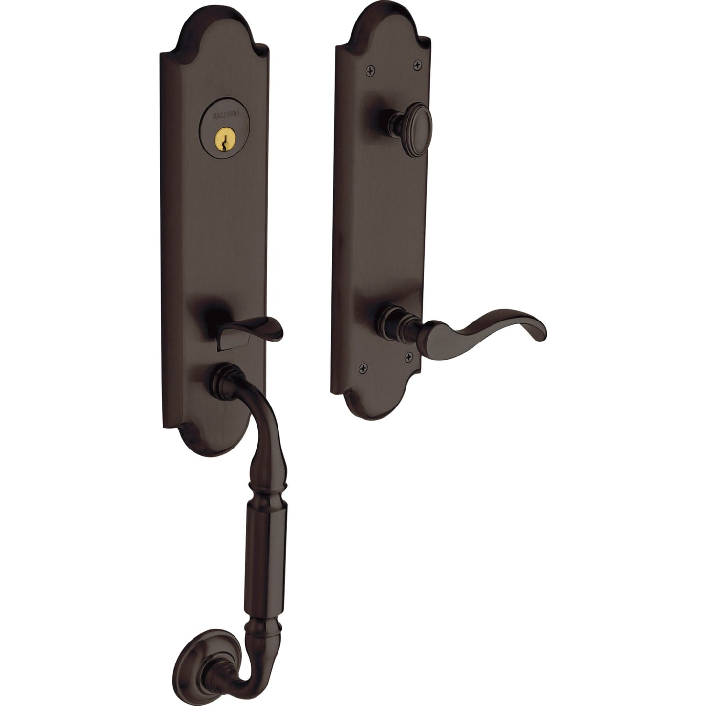 Baldwin Estate 85350 Manchester 3/4 Escutcheon Handleset