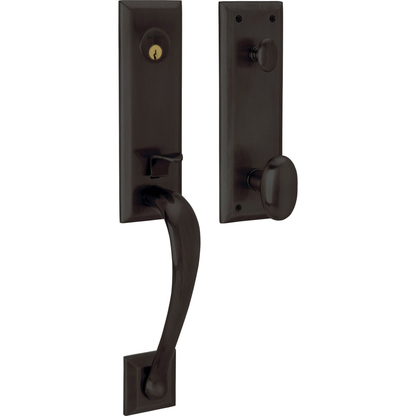 85352 Cody 3/4 Escutcheon Handleset with Knob in Oil Rubbed Bronze