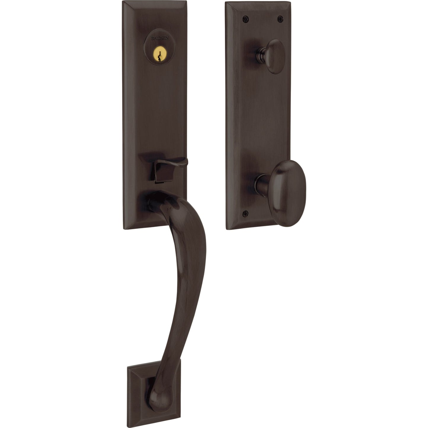 85352 Cody 3/4 Escutcheon Handleset with Knob in Venetian Bronze