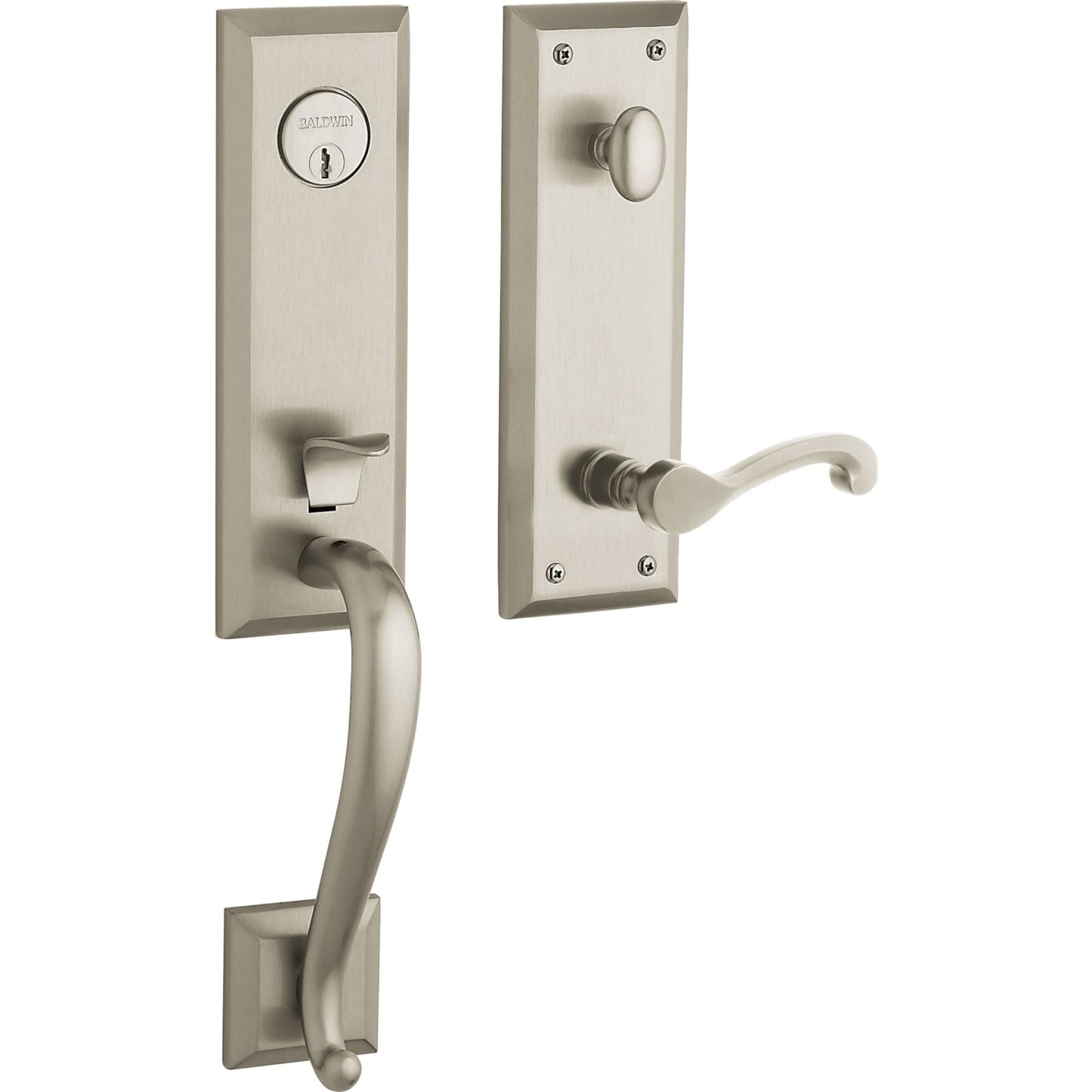Baldwin Estate 85355 Stonegate 3/4 Escutcheon Handleset