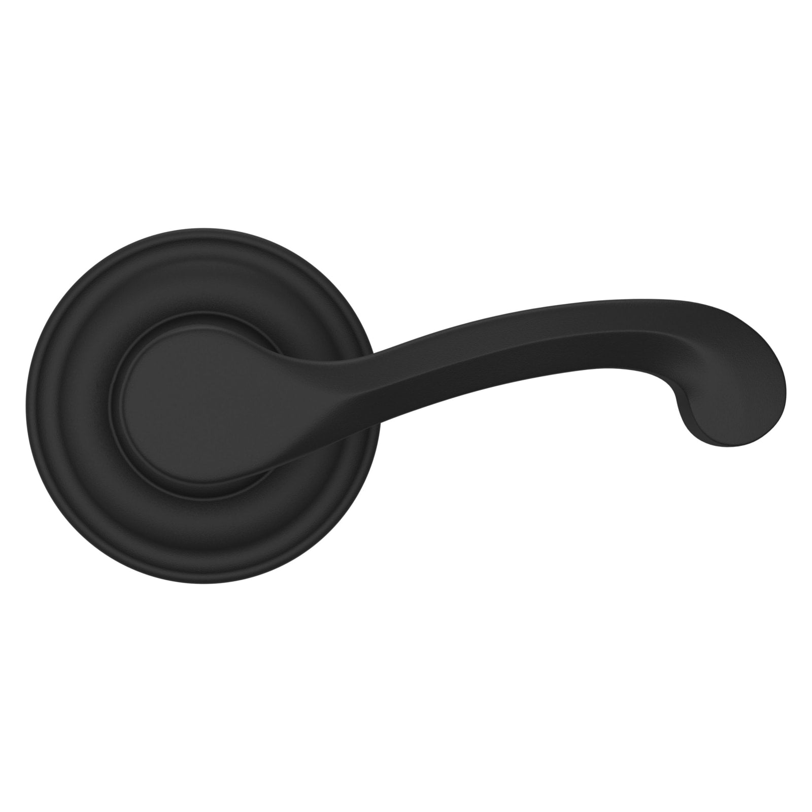 Baldwin Estate 5445V Classic Lever Set in Satin Black