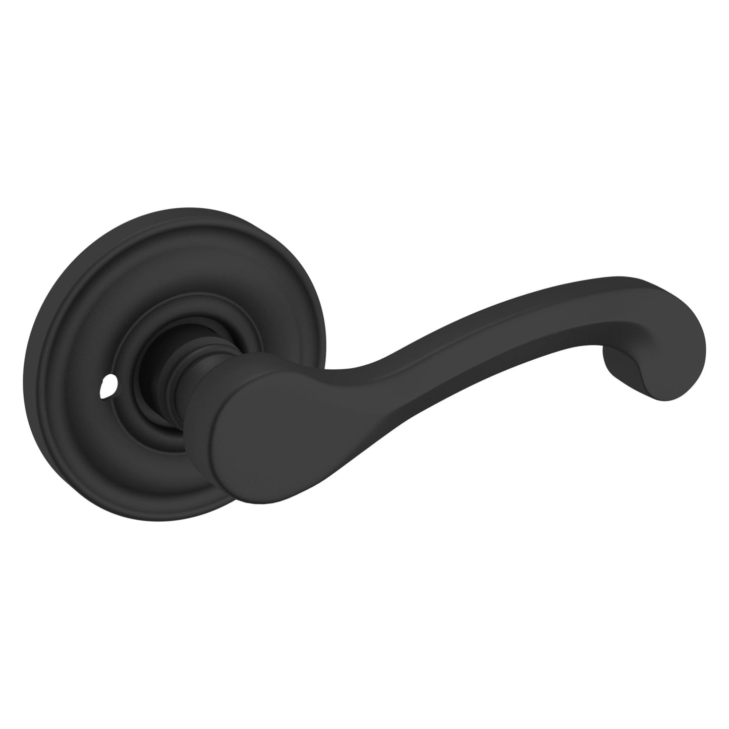 Baldwin Estate 5445V Classic Lever Set in Satin Black