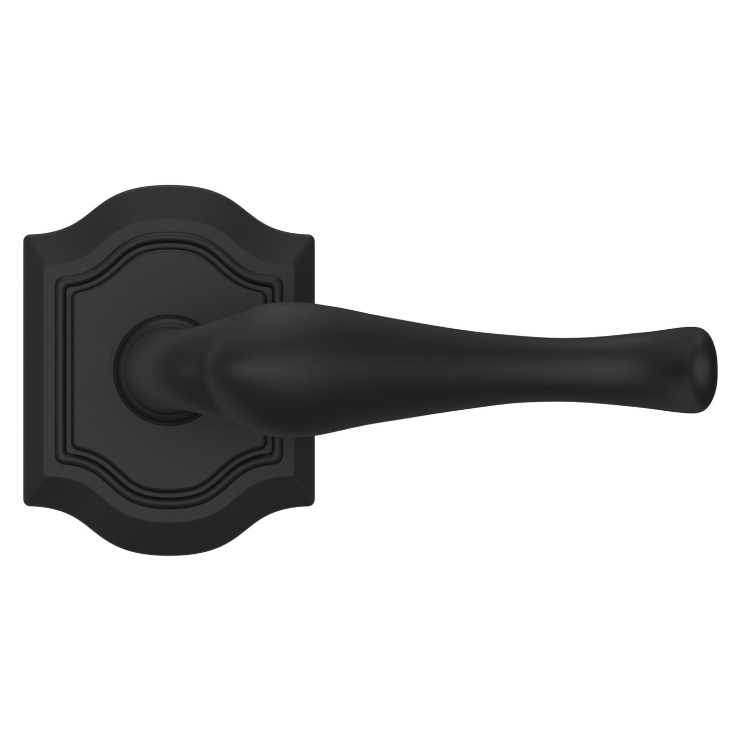 Baldwin Estate 5447V Bethpage Lever Set in Satin Black