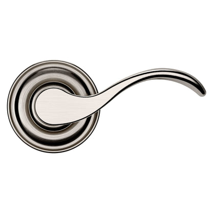 Baldwin Estate 5455V Wave Lever Set in Lifetime (PVD) Satin Nickel