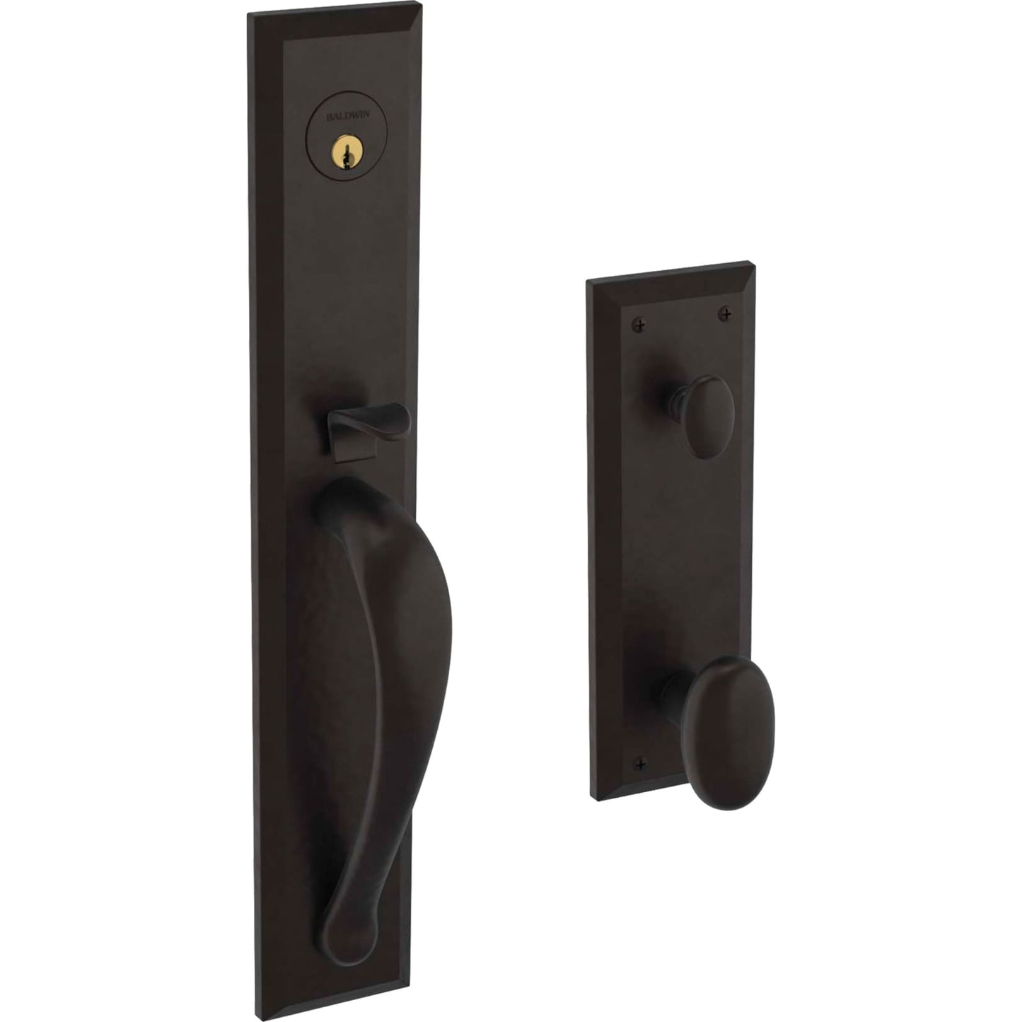 6403 Cody Full Escutcheon Handleset with Knob in Oil Rubbed Bronze