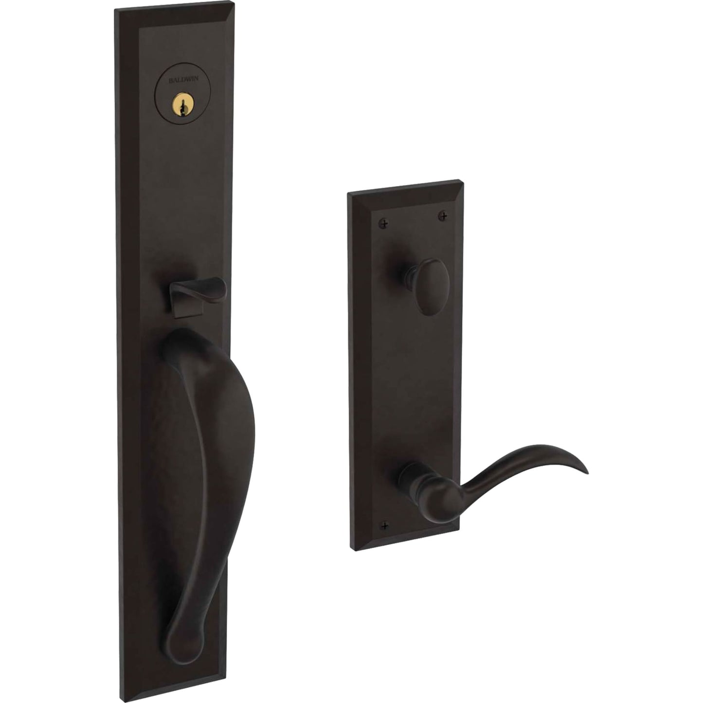 6403 Cody Full Escutcheon Handleset with Lever in Oil Rubbed Bronze