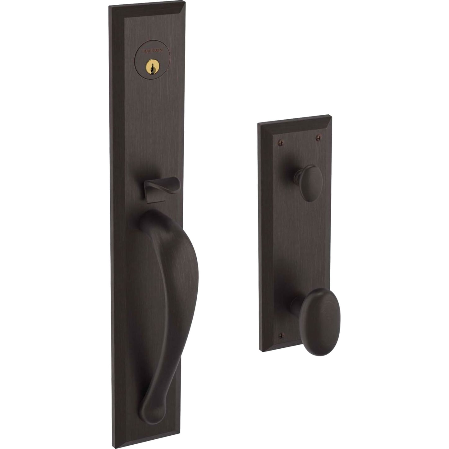 6403 Cody Full Escutcheon Handleset with Knob in Venetian Bronze