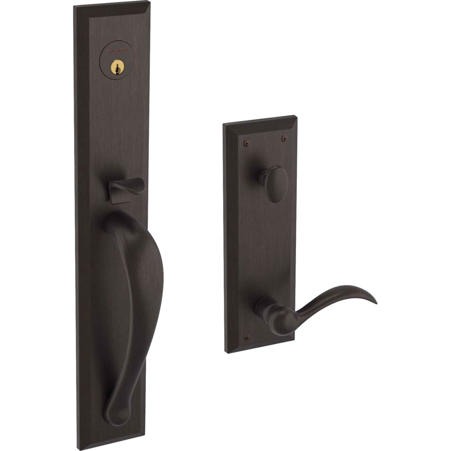 6403 Cody Full Escutcheon Handleset with Lever in Venetian Bronze