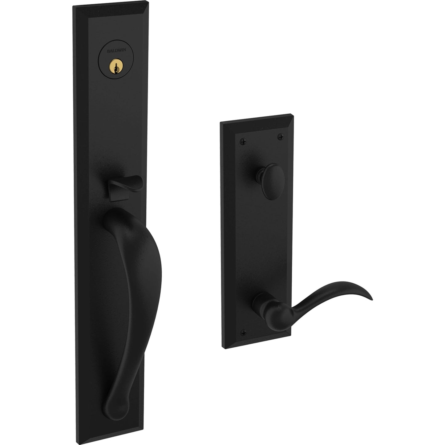 6403 Cody Full Escutcheon Handleset with Lever in Distressed Oil Rubbed Bronze