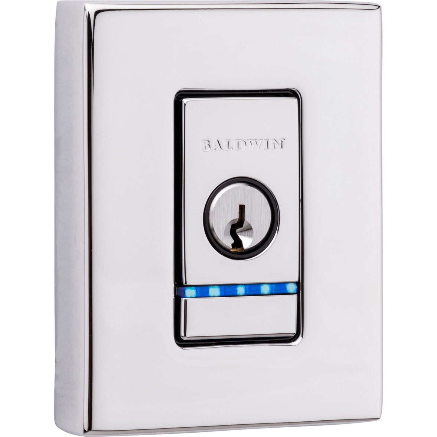 Baldwin Estate 8220 Contemporary Deadbolt, 2-1/8" Bore in Polished Chrome