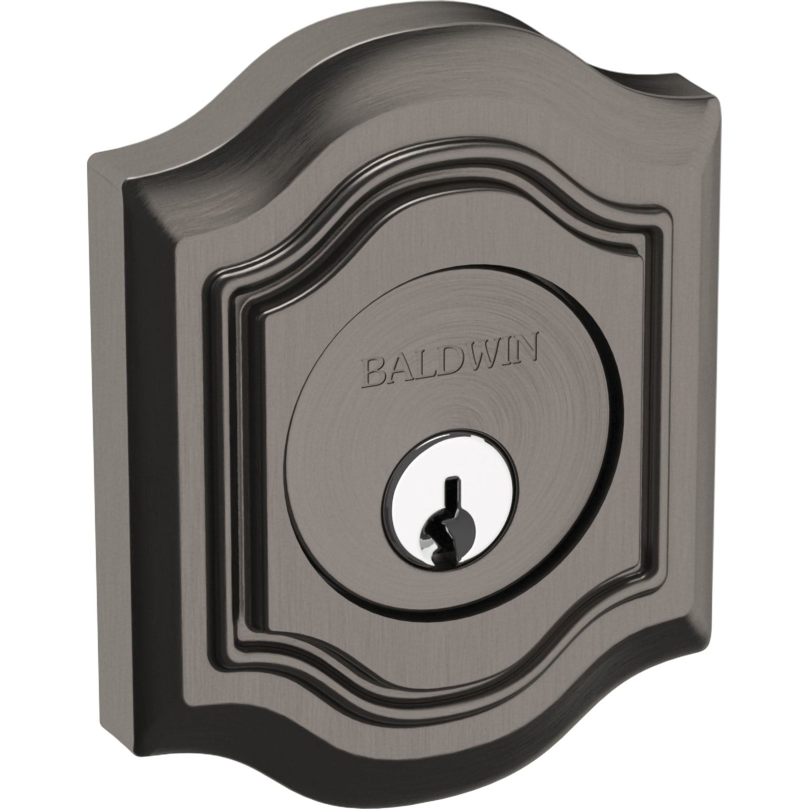 Baldwin Estate 8237 Bethpage Deadbolt in Lifetime (PVD) Graphite Nickel