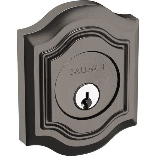 Baldwin Estate 8237 Bethpage Deadbolt in Lifetime (PVD) Graphite Nickel