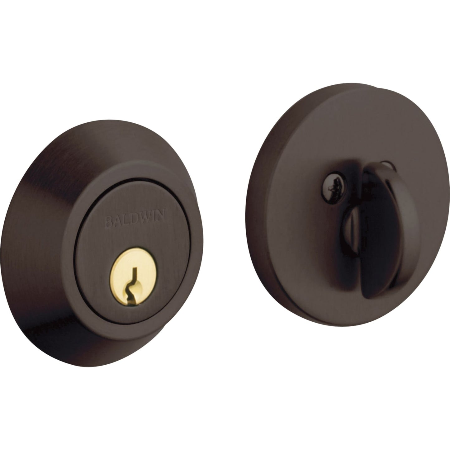Baldwin Estate 8241 Contemporary Deadbolt, 2-1/8" Bore in Venetian Bronze