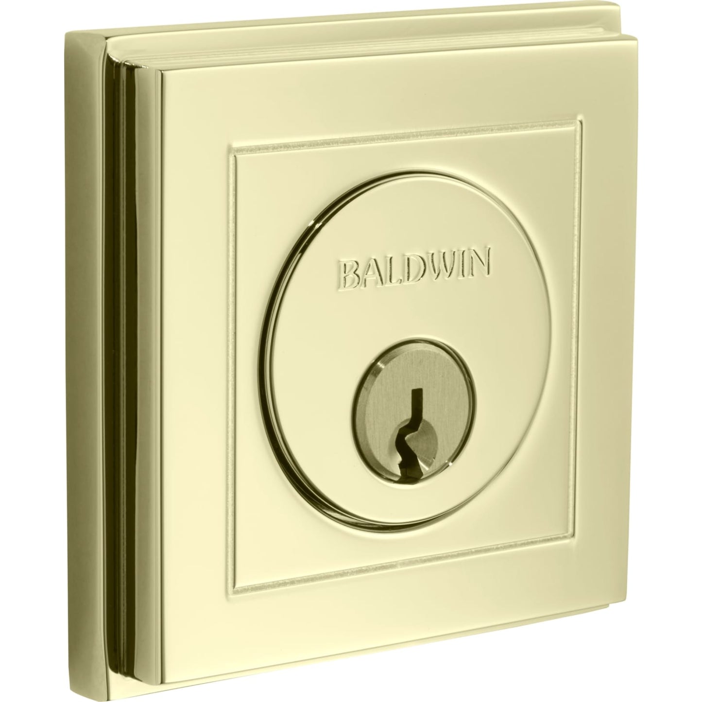 Baldwin Estate 8260 Hollywood Hills Deadbolt in Lifetime (PVD) Polished Brass