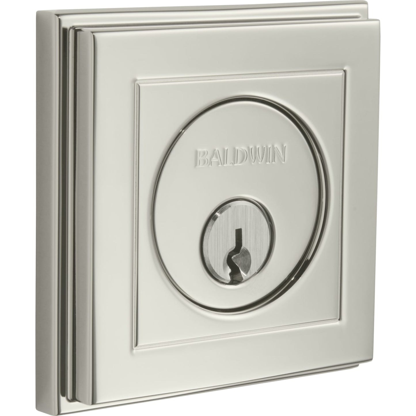Baldwin Estate 8260 Hollywood Hills Deadbolt in Lifetime (PVD) Polished Nickel
