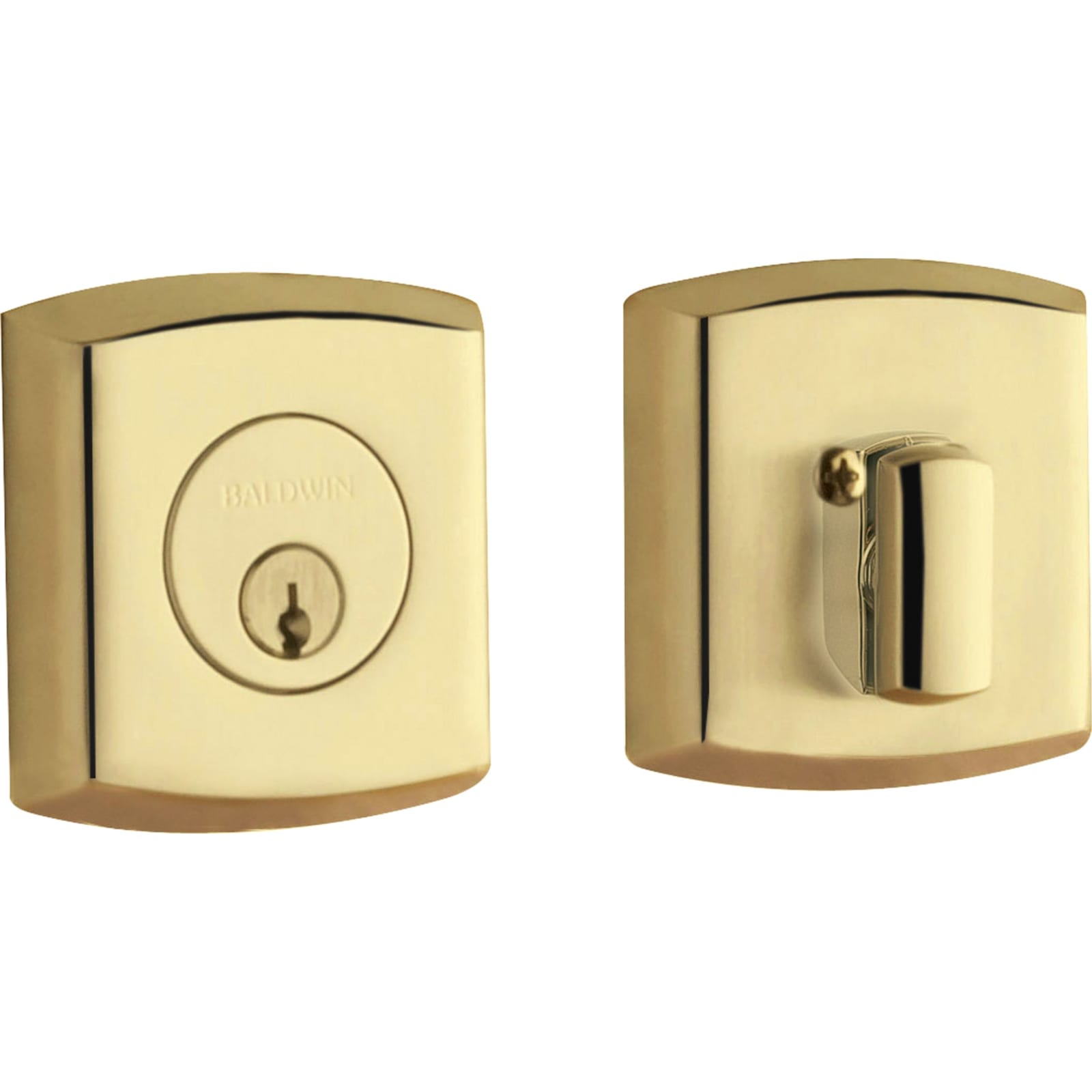 Baldwin Estate 8285 Soho Deadbolt in Lifetime (PVD) Polished Brass