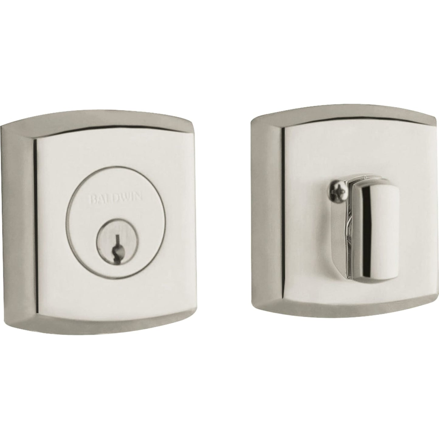 Baldwin Estate 8285 Soho Deadbolt in Lifetime (PVD) Polished Nickel