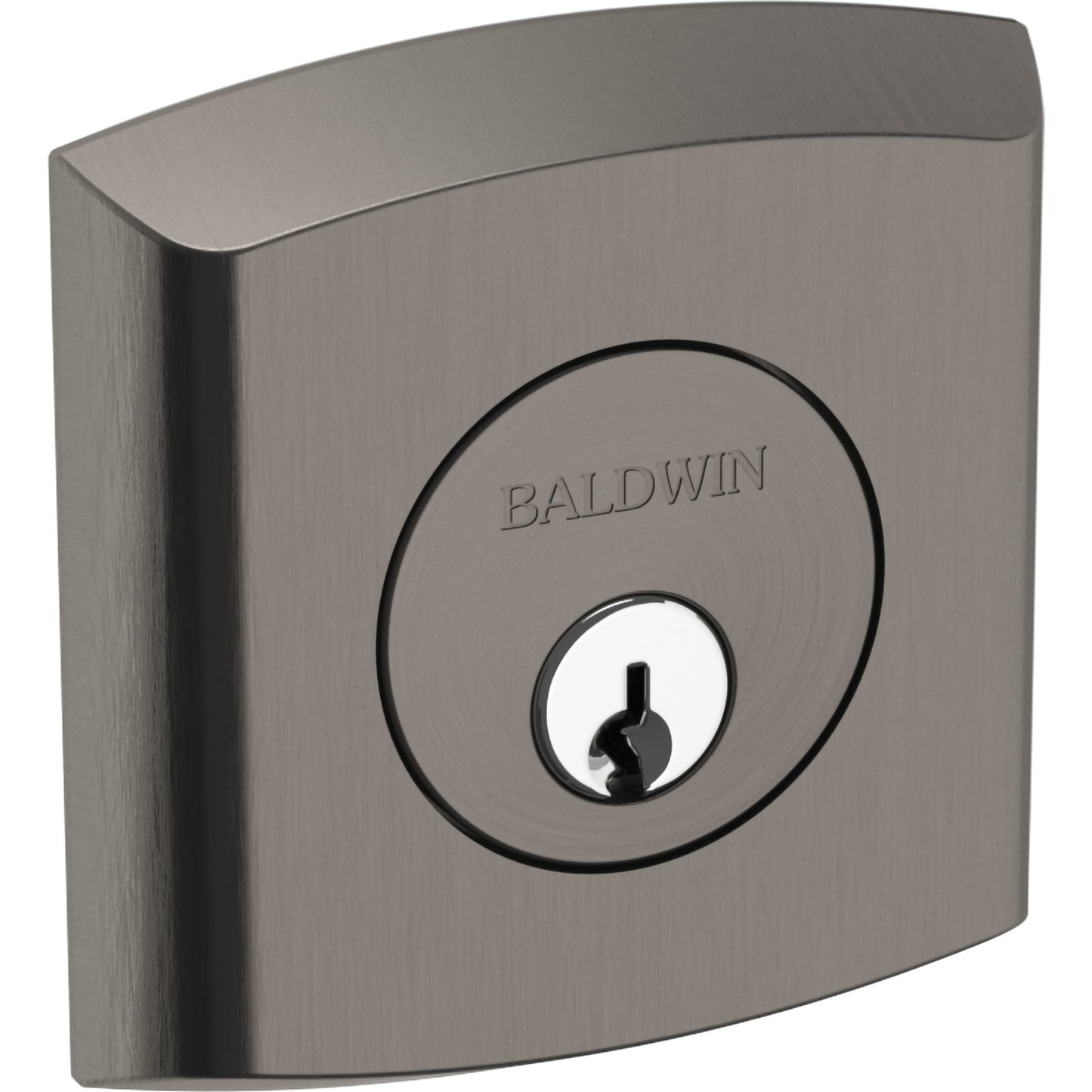 Baldwin Estate 8285 Soho Deadbolt in Lifetime (PVD) Graphite Nickel