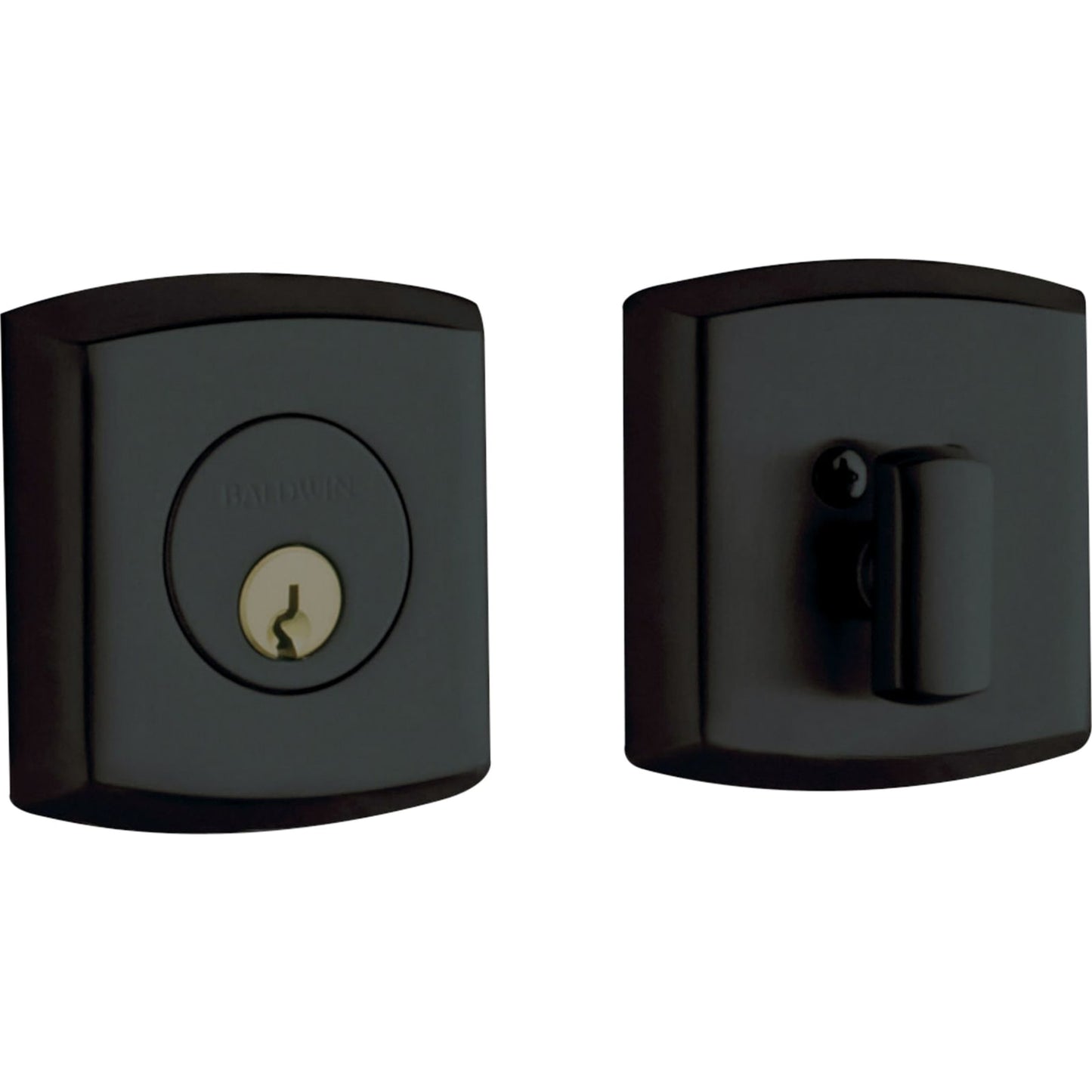 Baldwin Estate 8285 Soho Deadbolt in Satin Black