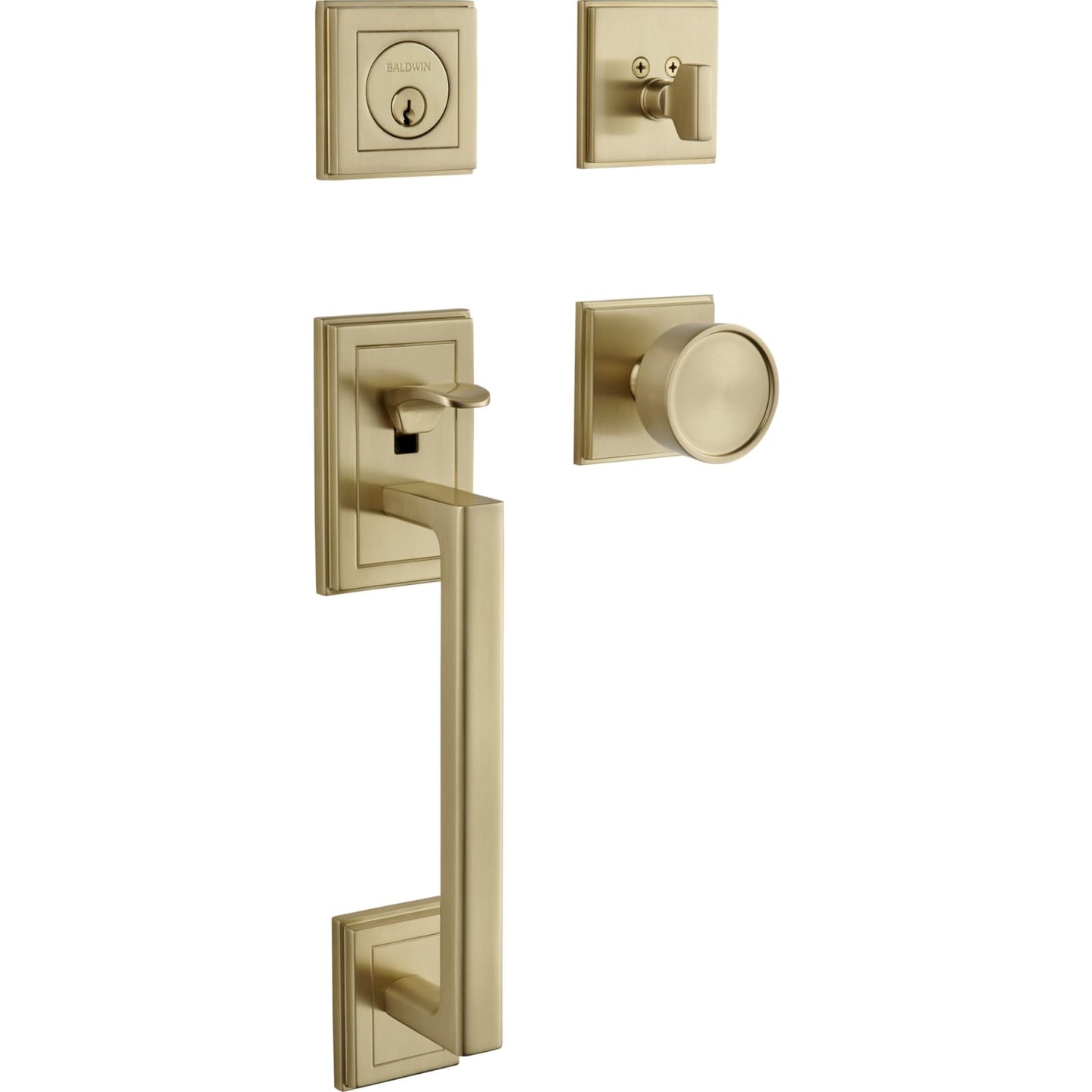 85310 Hollywood Hills Sectional Handleset in Vintage Brass