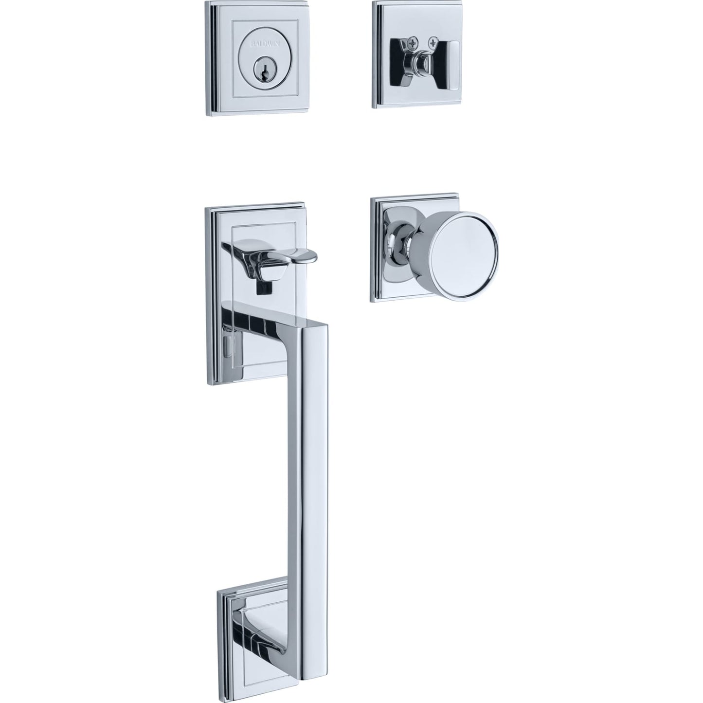 85310 Hollywood Hills Sectional Handleset in Polished Chrome