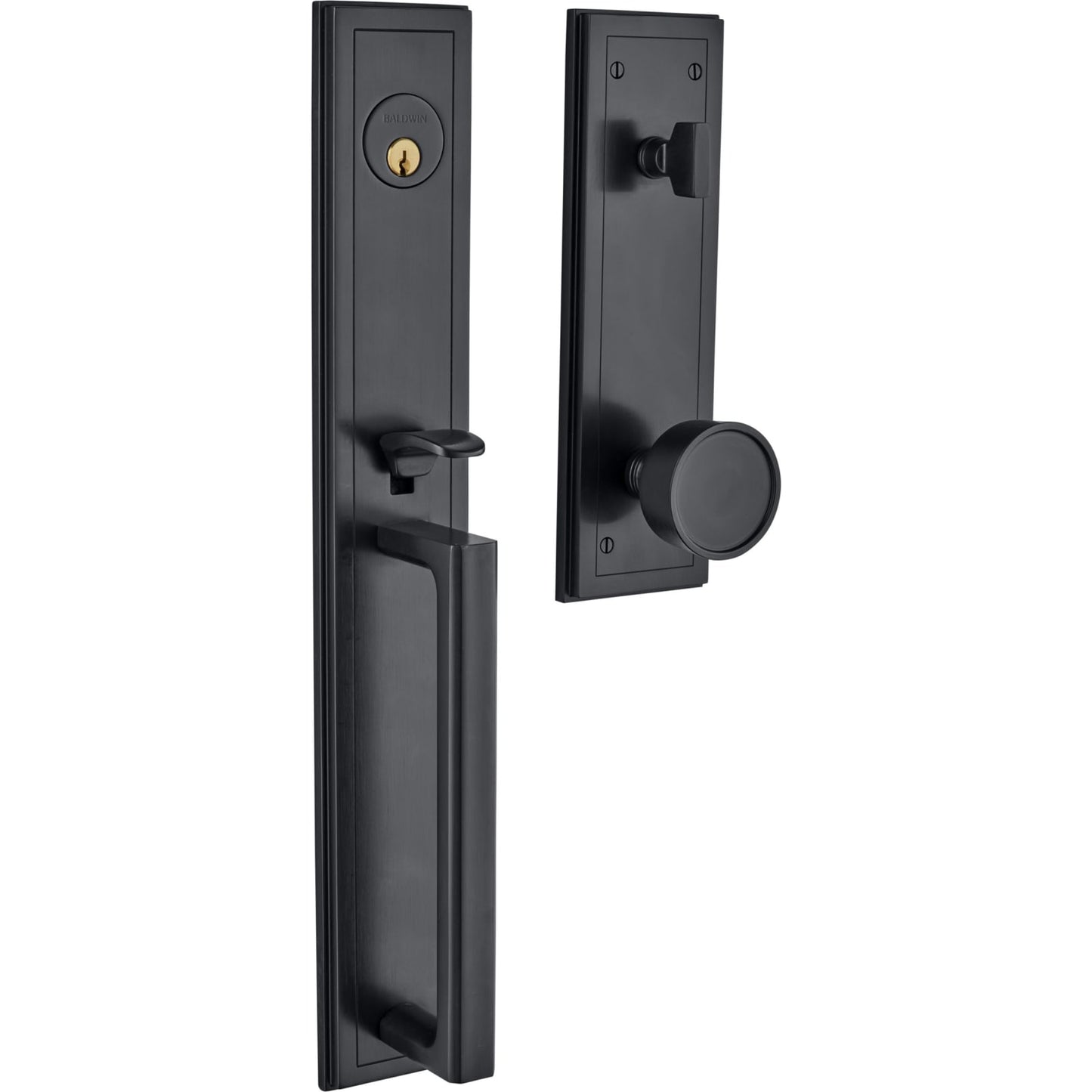 85311 Hollywood Hills Full Escutcheon Handleset in Oil Rubbed Bronze
