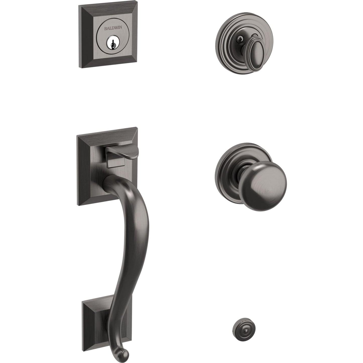 Baldwin Estate 85320 Madison Sectional Handleset with Knob