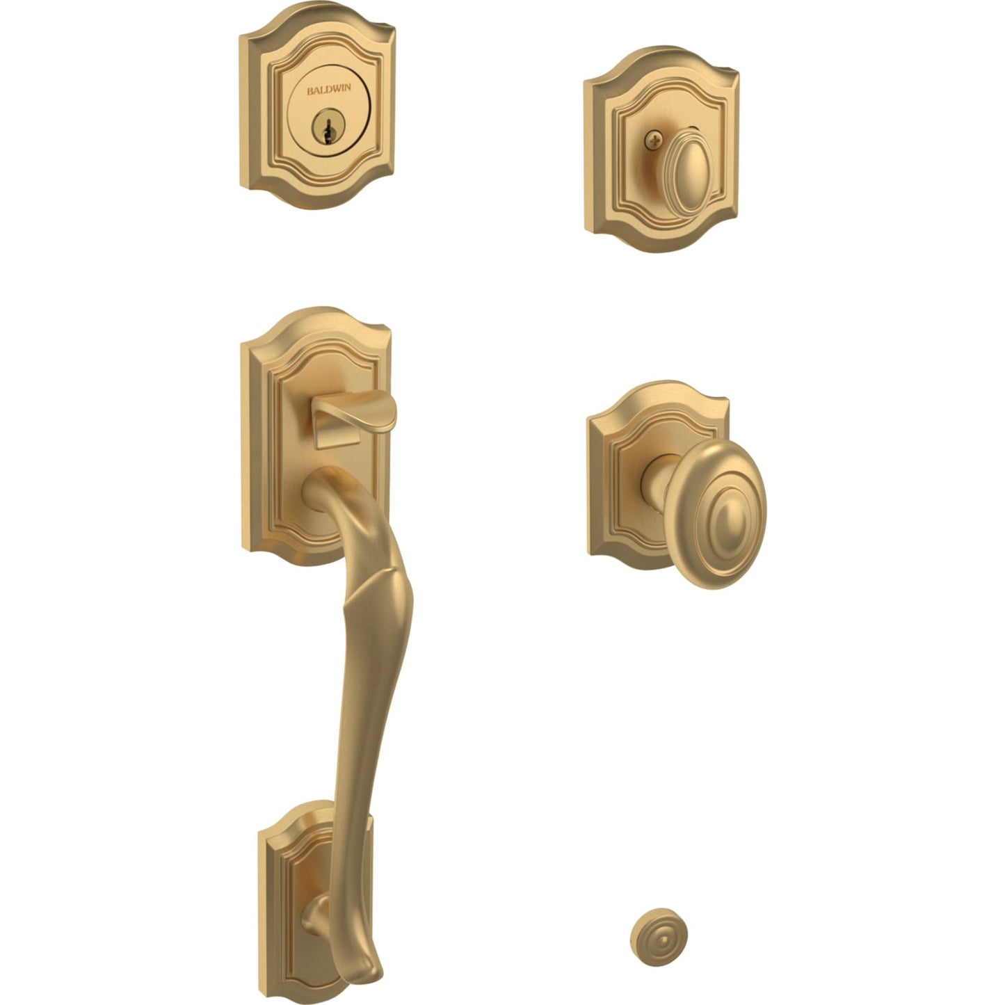 Baldwin Estate 85327 Bethpage Sectional Handleset with Knob