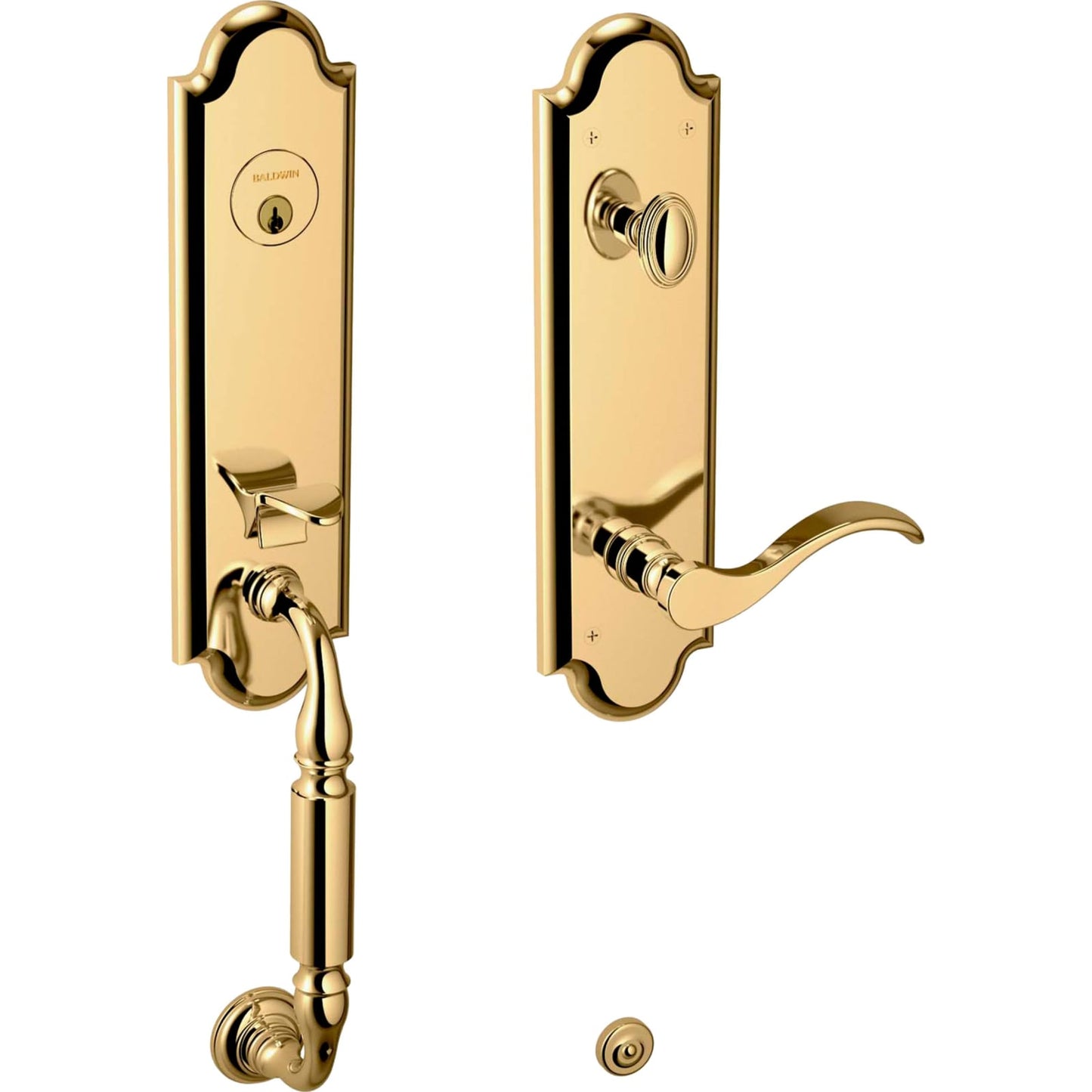 Baldwin Estate 85350 Manchester 3/4 Escutcheon Handleset