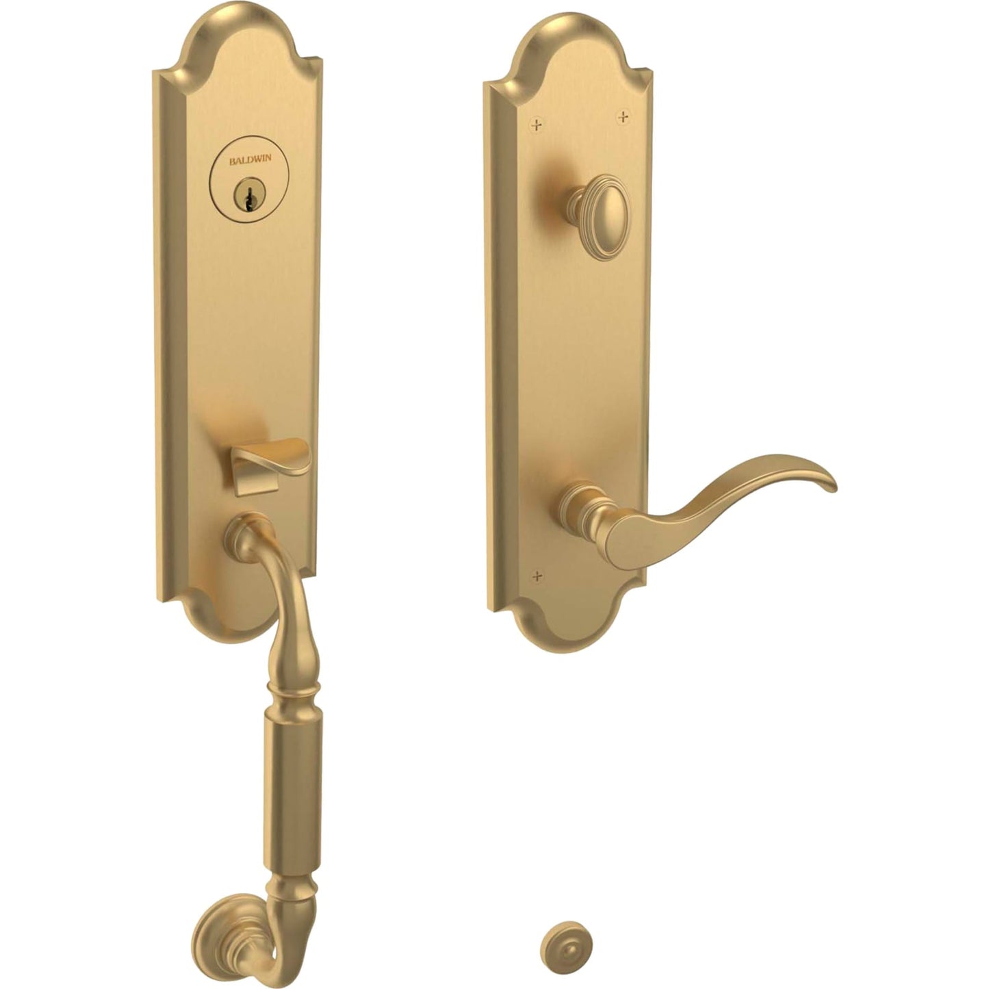 Baldwin Estate 85350 Manchester 3/4 Escutcheon Handleset