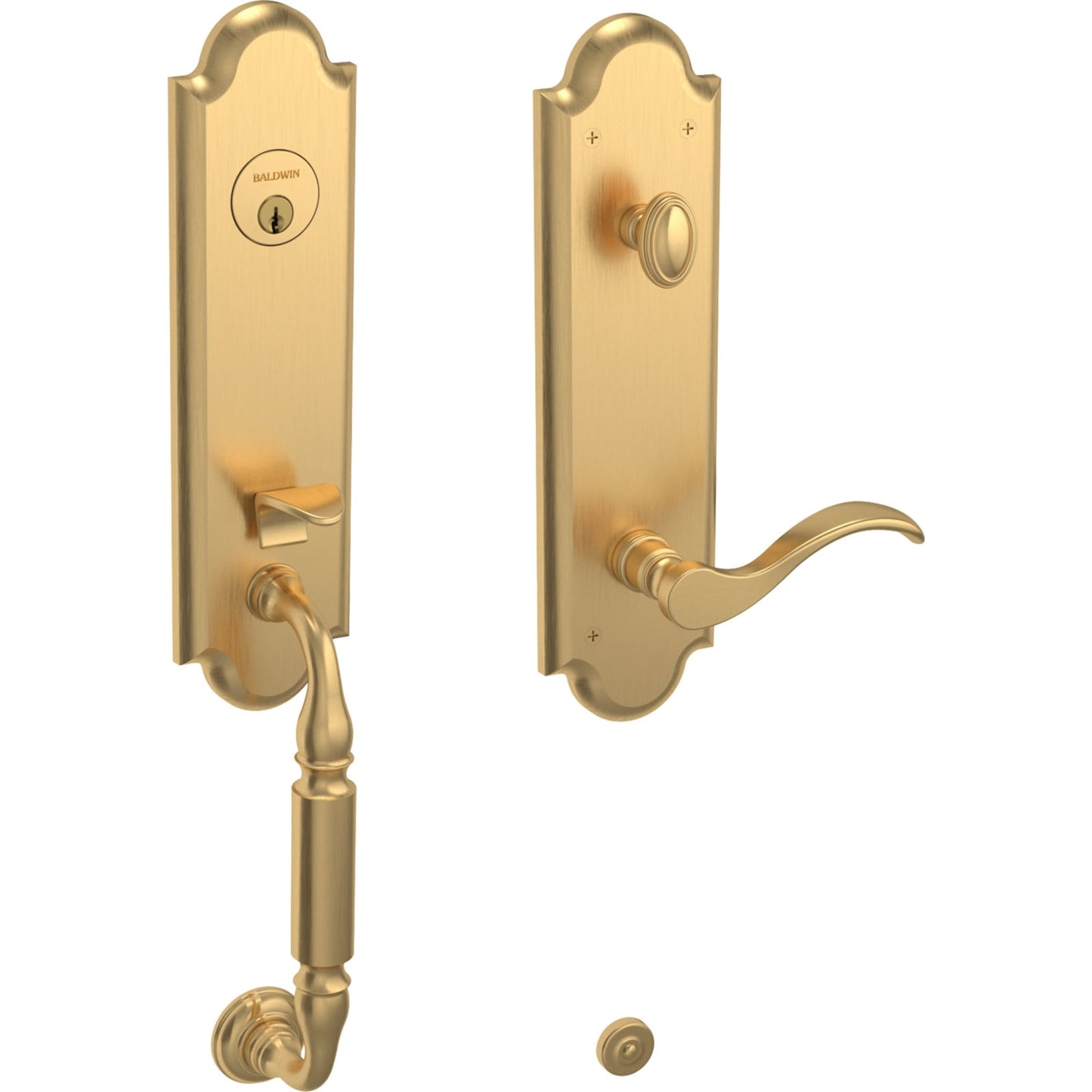 Baldwin Estate 85350 Manchester 3/4 Escutcheon Handleset