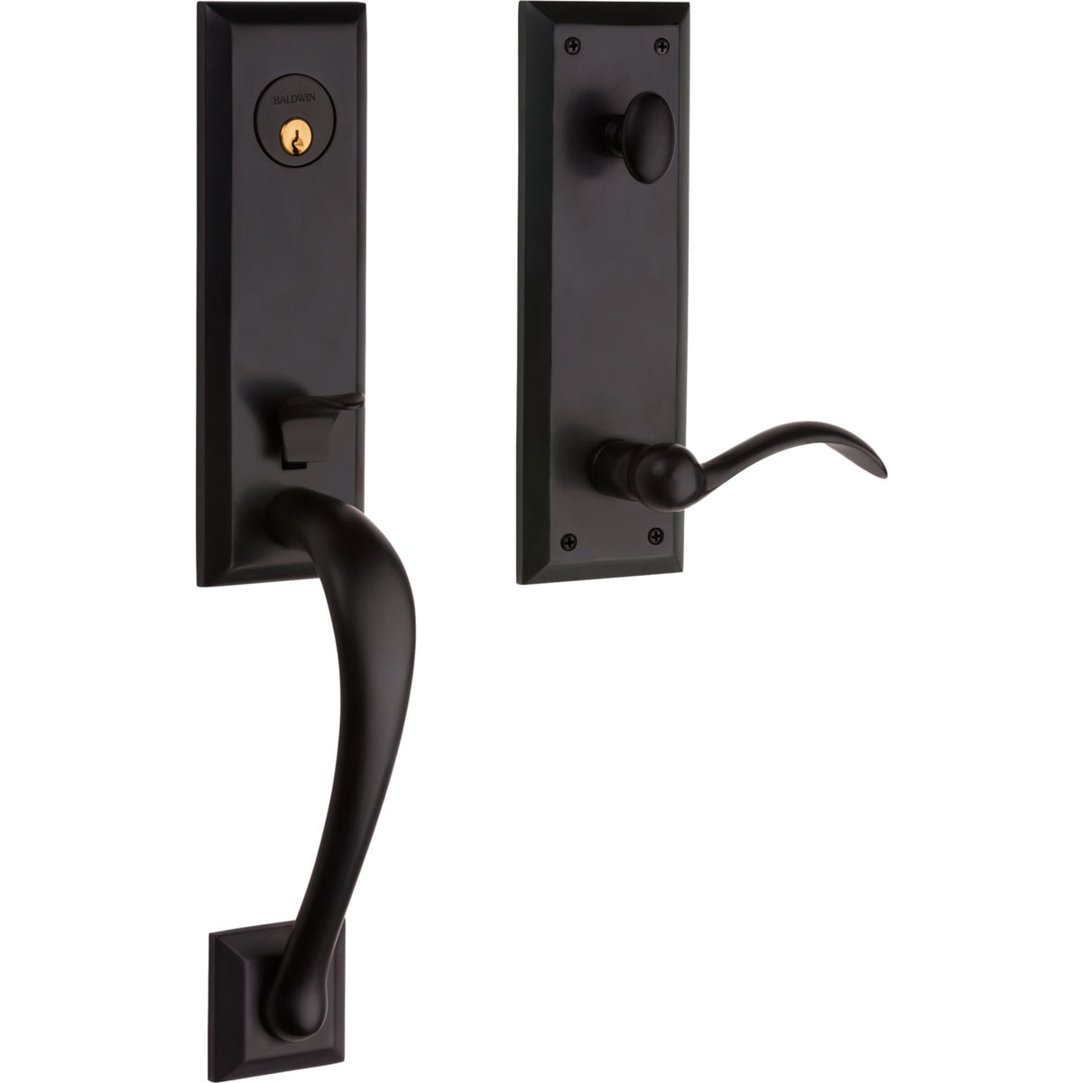 85352 Cody 3/4 Escutcheon Handleset with Lever in Oil Rubbed Bronze