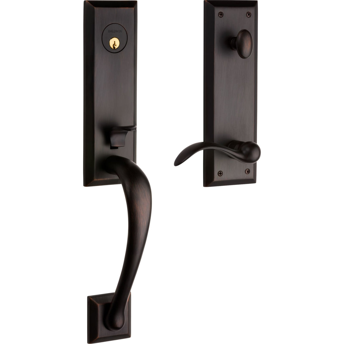 85352 Cody 3/4 Escutcheon Handleset with Lever in Venetian Bronze
