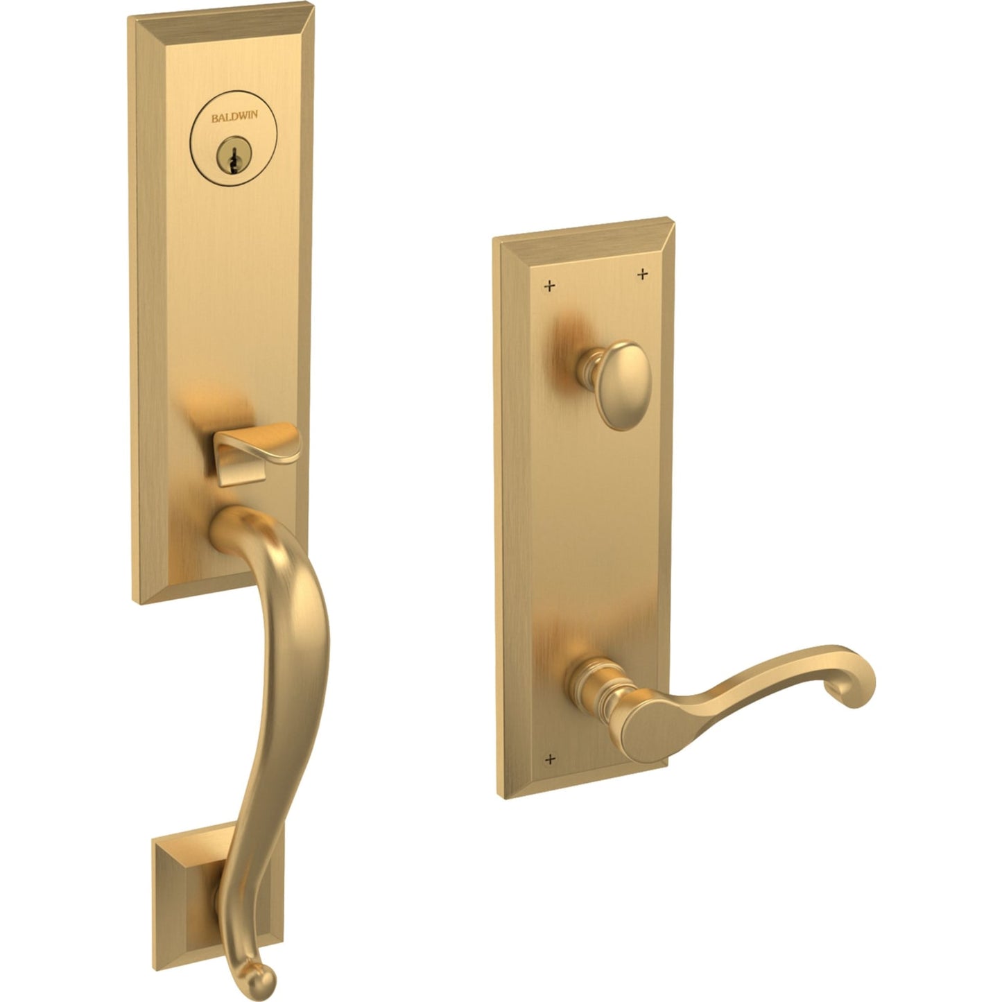 Baldwin Estate 85355 Stonegate 3/4 Escutcheon Handleset