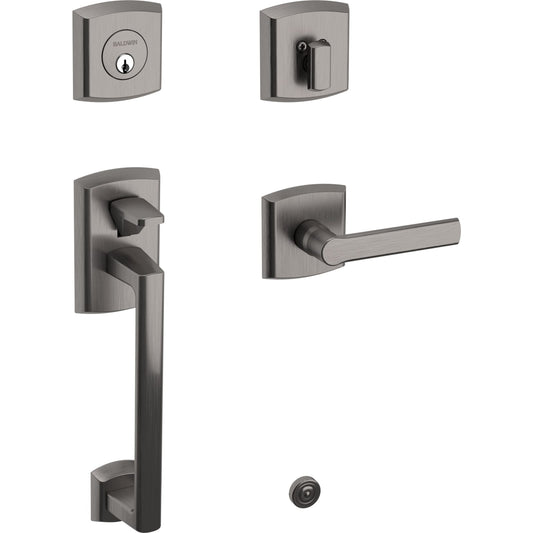 85386 Soho Sectional Handleset in Lifetime (PVD) Graphite Nickel
