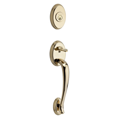 Baldwin Reserve Columbus Handleset in Lifetime (PVD) Polished Brass