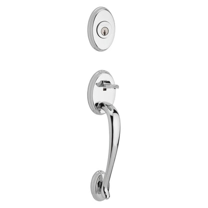 Baldwin Reserve Columbus Handleset in Polished Chrome