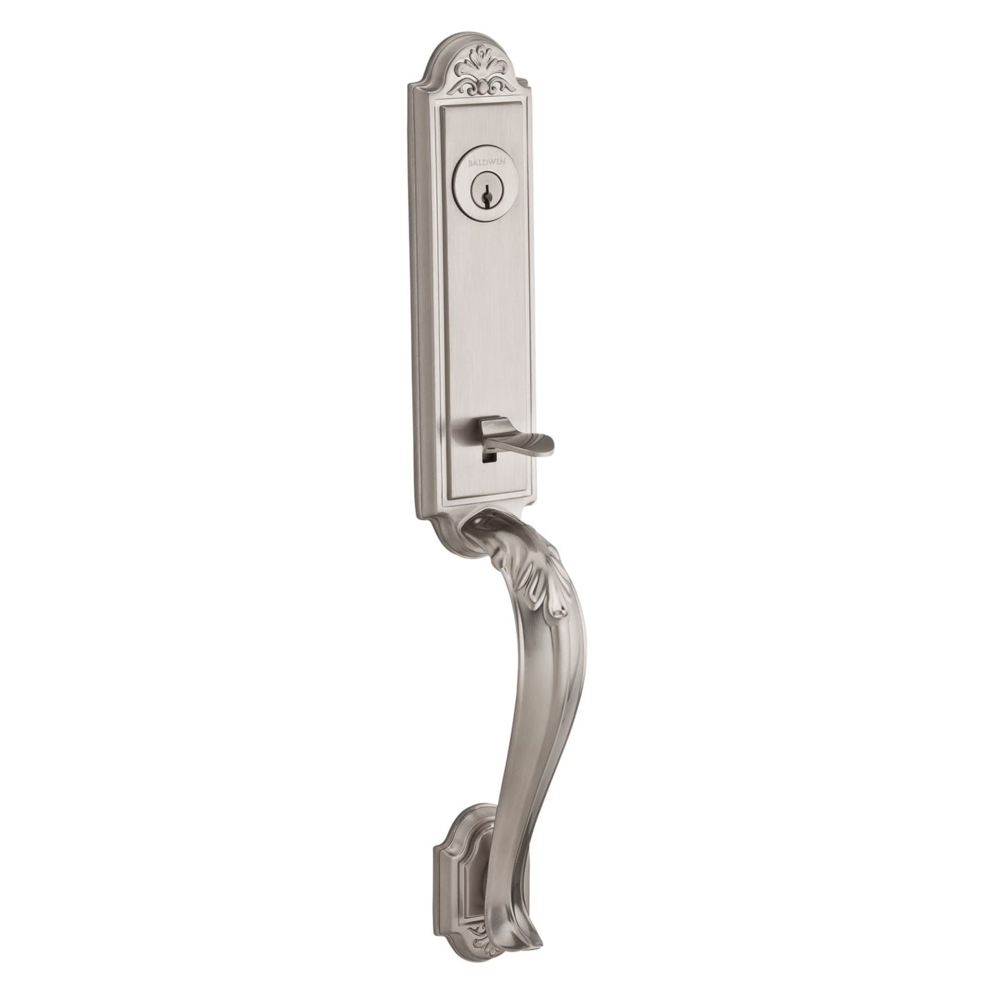 Baldwin Reserve Elizabeth Handleset in Satin Nickel