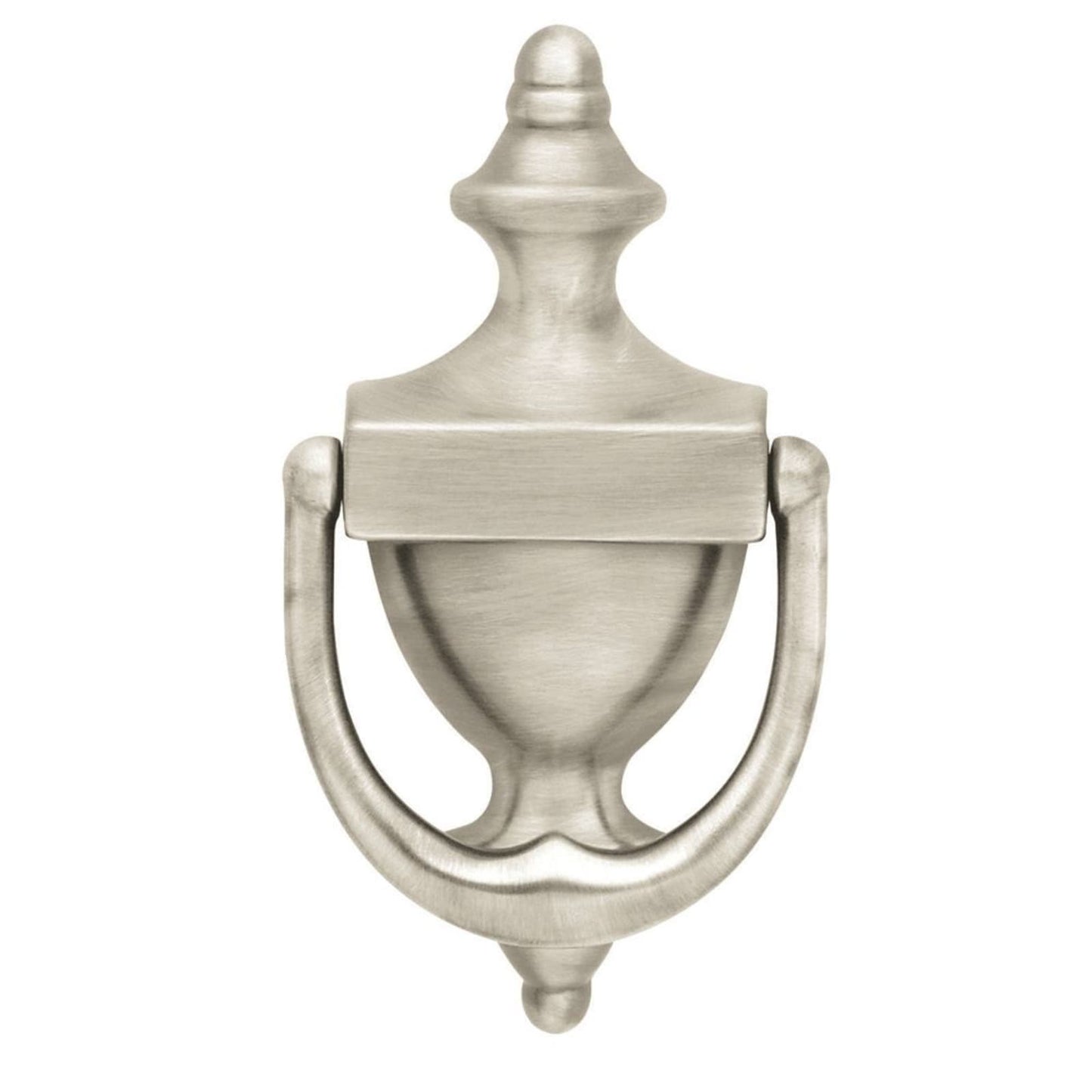 Baldwin Colonial Door Knocker in Lifetime (PVD) Satin Nickel