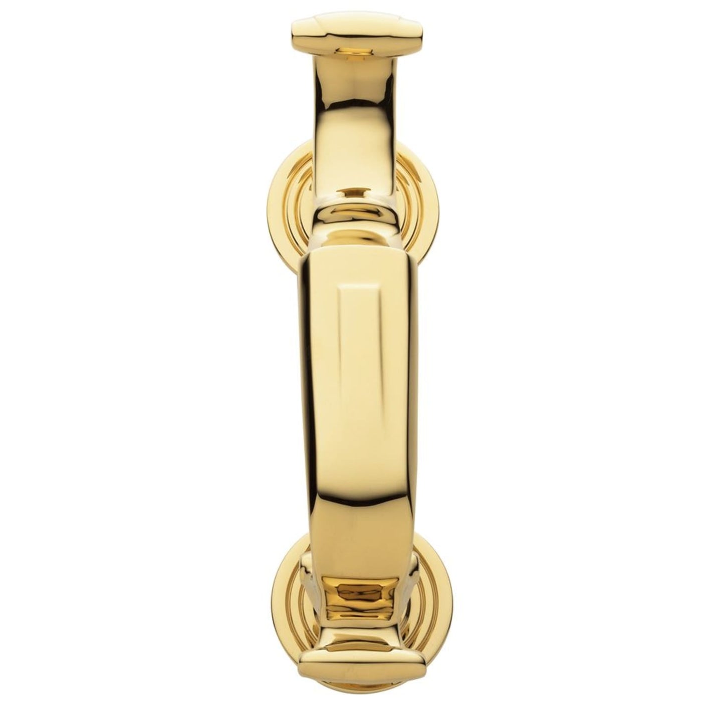 Baldwin "S" Door Knocker in Lifetime (PVD) Polished Brass