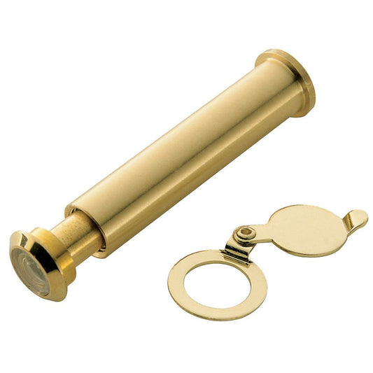 Baldwin Observ-O-Scope, Doors 2-1/4" to 3-1/4" in Polished Brass