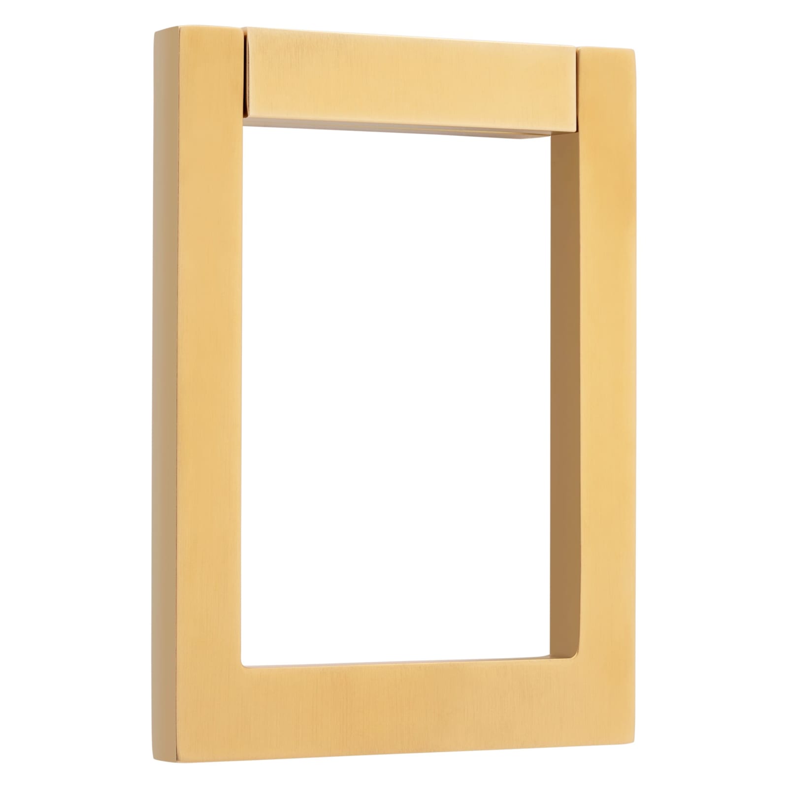 Baldwin Contemporary Door Knocker in Lifetime (PVD) Satin Brass