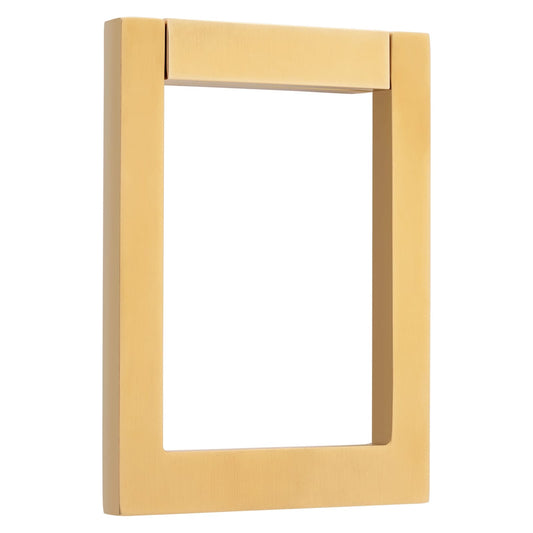 Baldwin Contemporary Door Knocker in Lifetime (PVD) Satin Brass