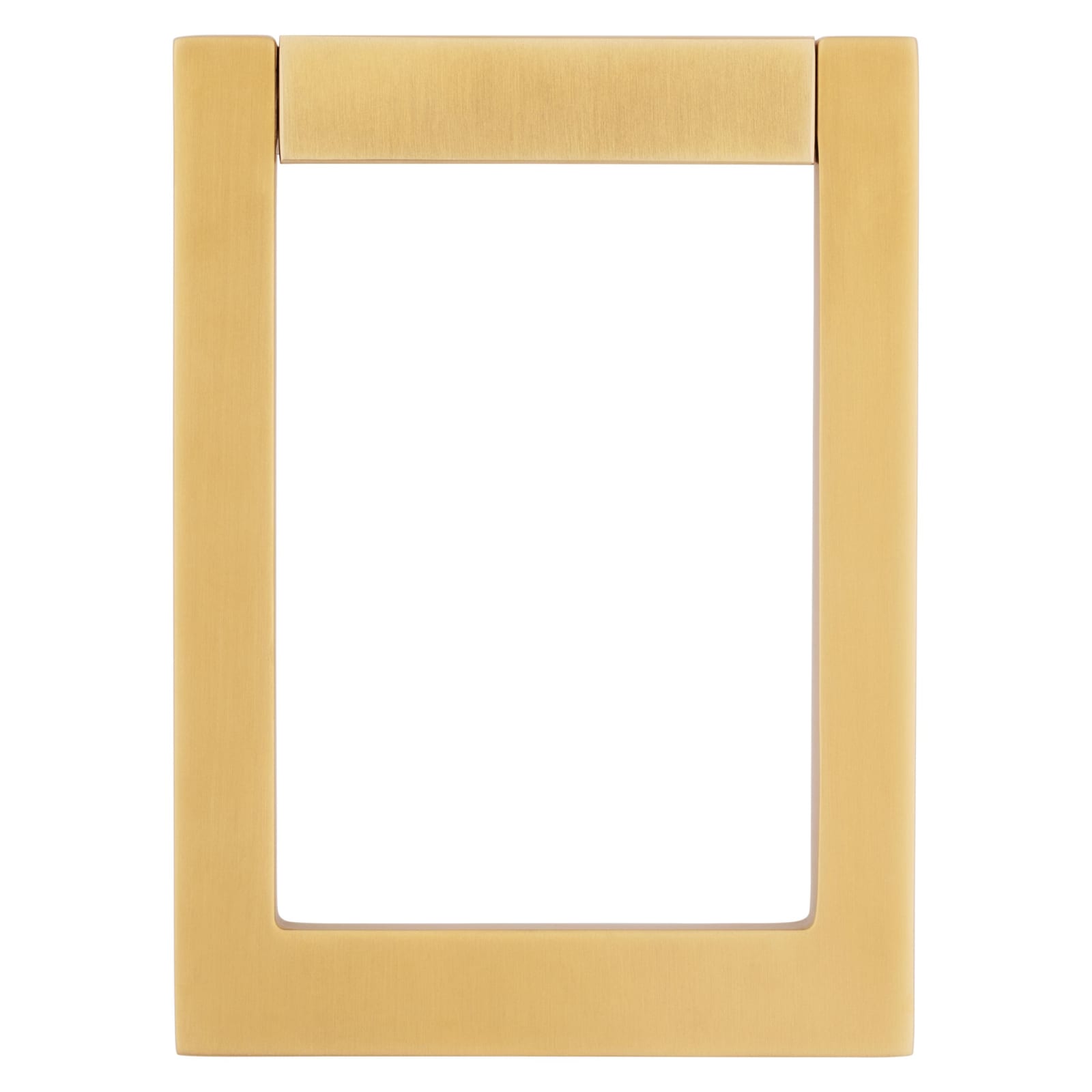 Baldwin Contemporary Door Knocker in Lifetime (PVD) Satin Brass