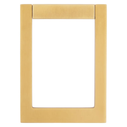 Baldwin Contemporary Door Knocker in Lifetime (PVD) Satin Brass