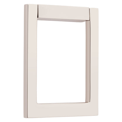 Baldwin Contemporary Door Knocker in Lifetime (PVD) Polished Nickel