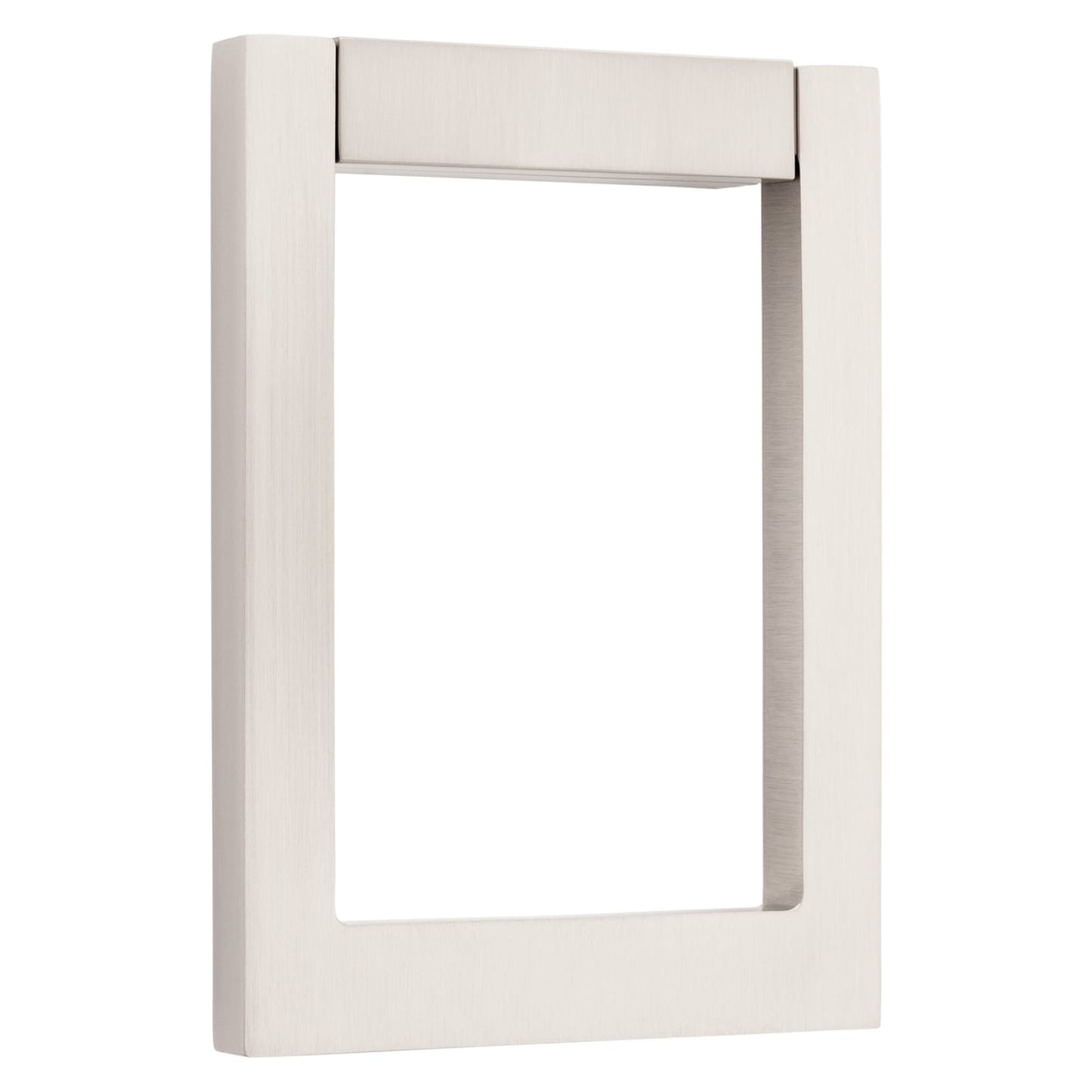 Baldwin Contemporary Door Knocker in Lifetime (PVD) Satin Nickel