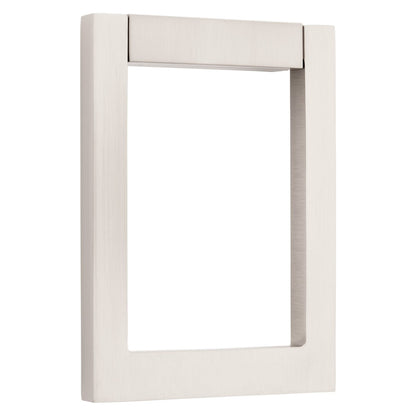 Baldwin Contemporary Door Knocker in Lifetime (PVD) Satin Nickel