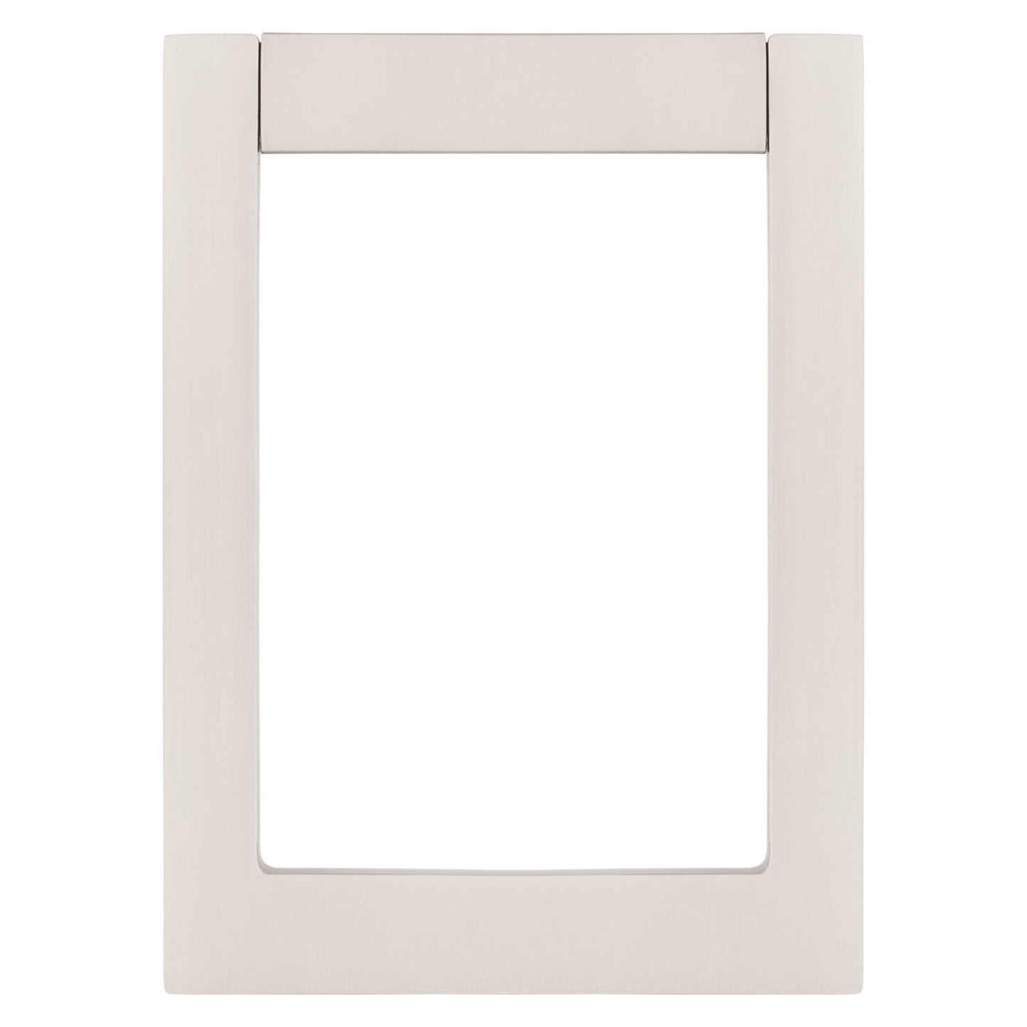 Baldwin Contemporary Door Knocker in Lifetime (PVD) Satin Nickel