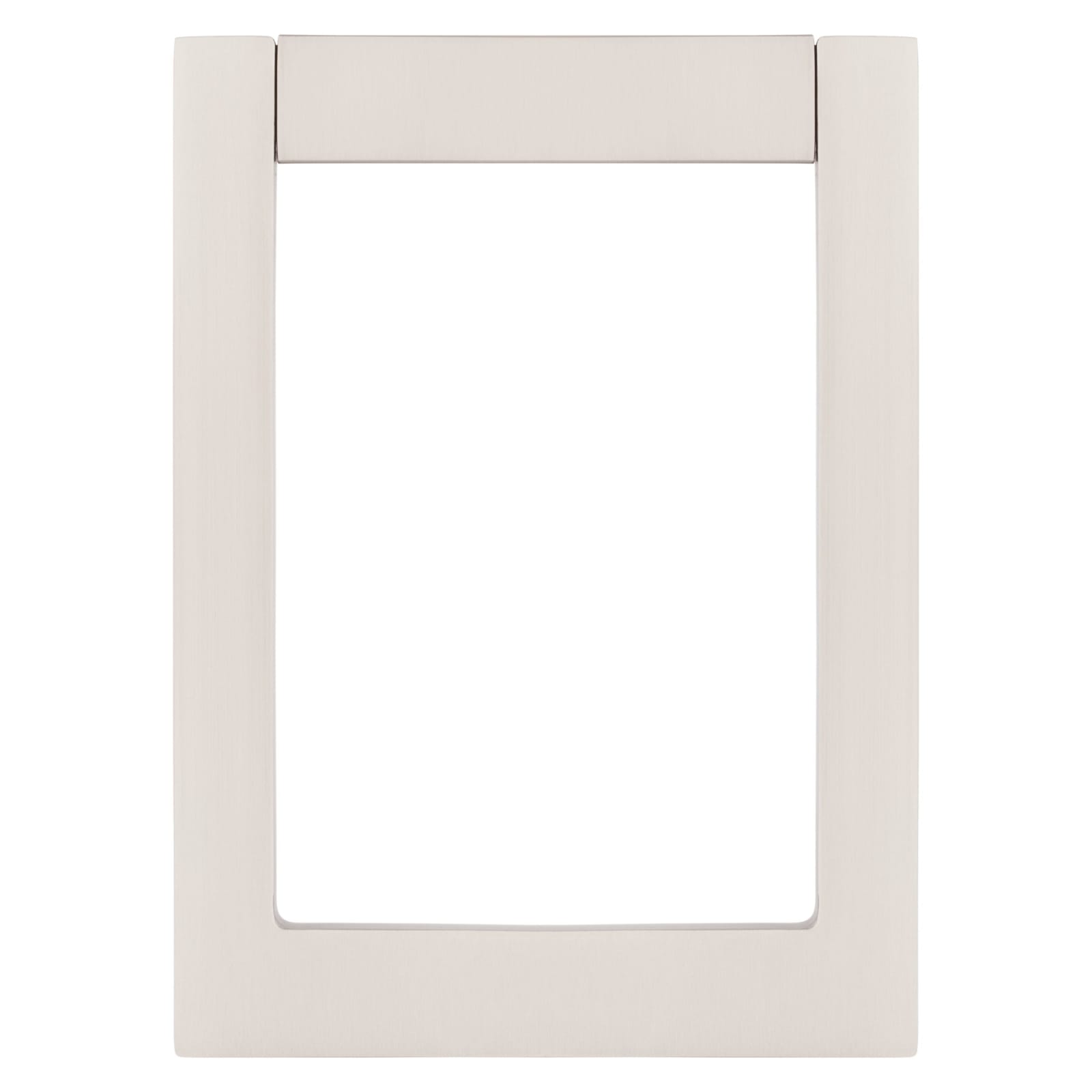 Baldwin Contemporary Door Knocker in Lifetime (PVD) Satin Nickel
